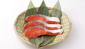 秋になると日本の川に帰ってくるサケ。サケの身が鮮やかな赤色（ピンク色）になるのはなぜでしょうか？