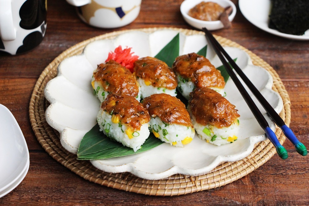 トースターで作れる いわしみその香ばし焼きおにぎり Oishiine おいしいね