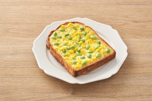 えだまめ＆コーンのせマヨネーズトースト