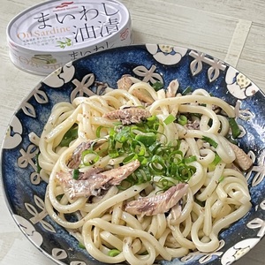 レンジだけ！3分で！おひとり様いわしうどん