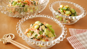 【レンジで早！うま！】枝豆ツナサラダ