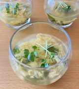 簡単！卵スープのゼリー寄せ