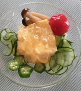 和風だしジュレ卵豆腐　　