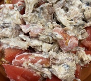 さばトマ簡単ディップ