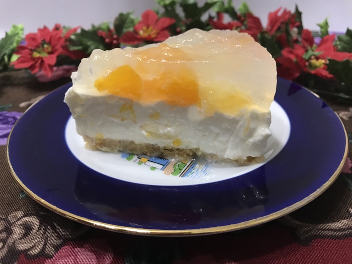 フルーツゼリーのレアチーズケーキ Oishiine おいしいね フルーツゼリーのレアチーズケーキ Oishiine おいしいね