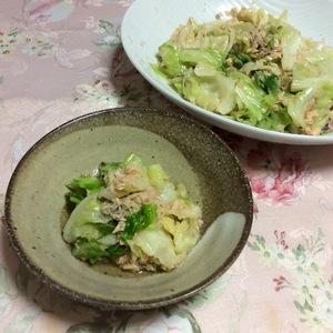 ごはんもお酒も止まらん！無限鮭キャベ！