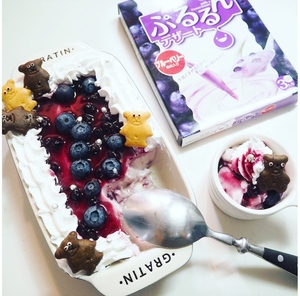 ぷるるんデザートとゼライスで簡単スコッププリン