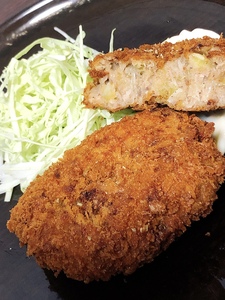 鯖缶とさつまいもの味噌風味コロッケ