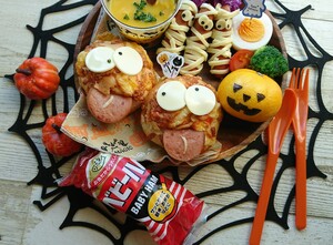[ハロウィン]ベビーハムモンスター♪お弁当にも♪